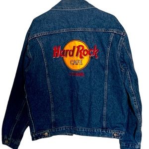 Vintage Hard Rock Cafe Blue Denim Jacket, Medium Great Condition, Cozumel,Mexico